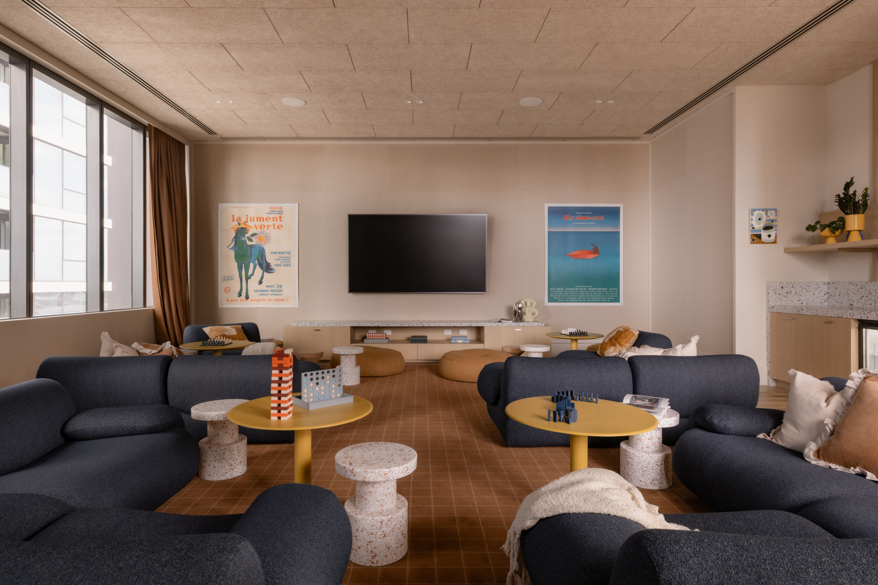 Cinema and games room